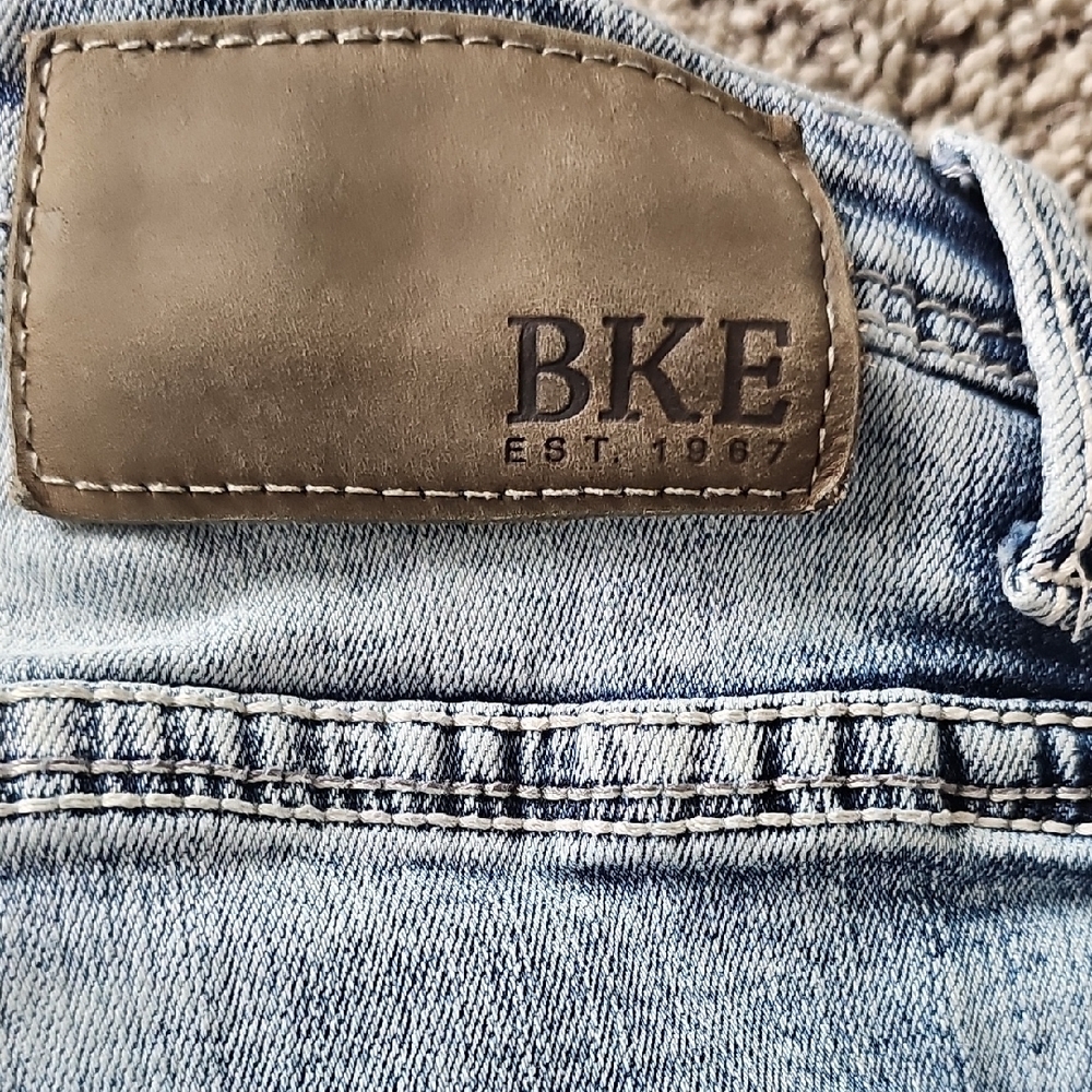 BKE Men's Bootcut Jeans in Light Blue - Picture 3 of 8